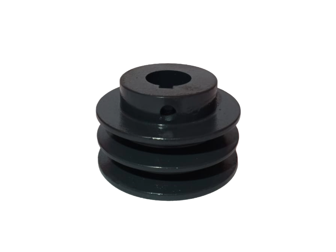 POLEA EN HIERRO GRIS | 3X2B EJE ESTANDAR DE ½" DIAMETRO=3"(PULGADAS)