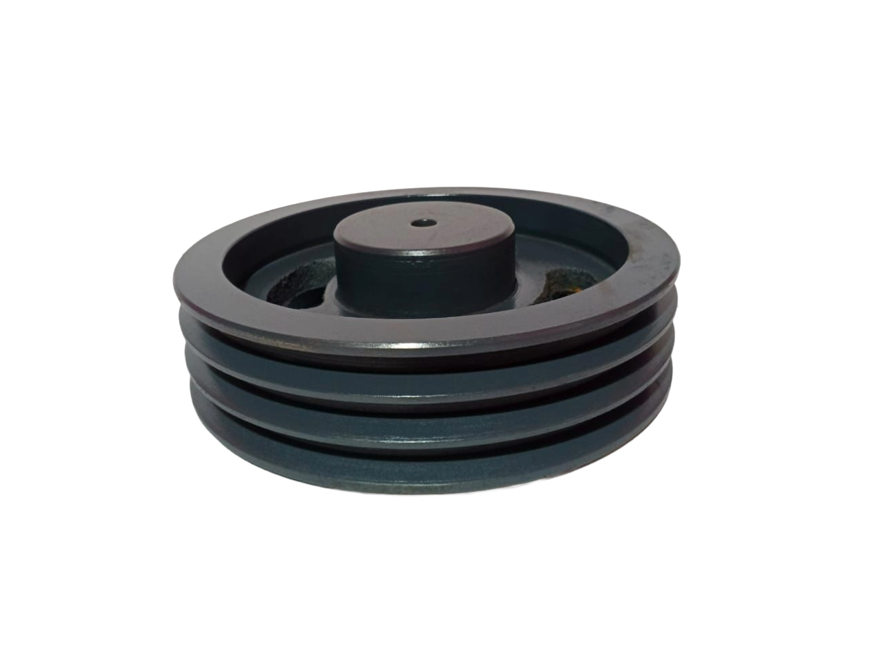 POLEA EN HIERRO GRIS | 10x3B EJE ESTANDAR DE ½" DIAMETRO=10"(PULGADAS)