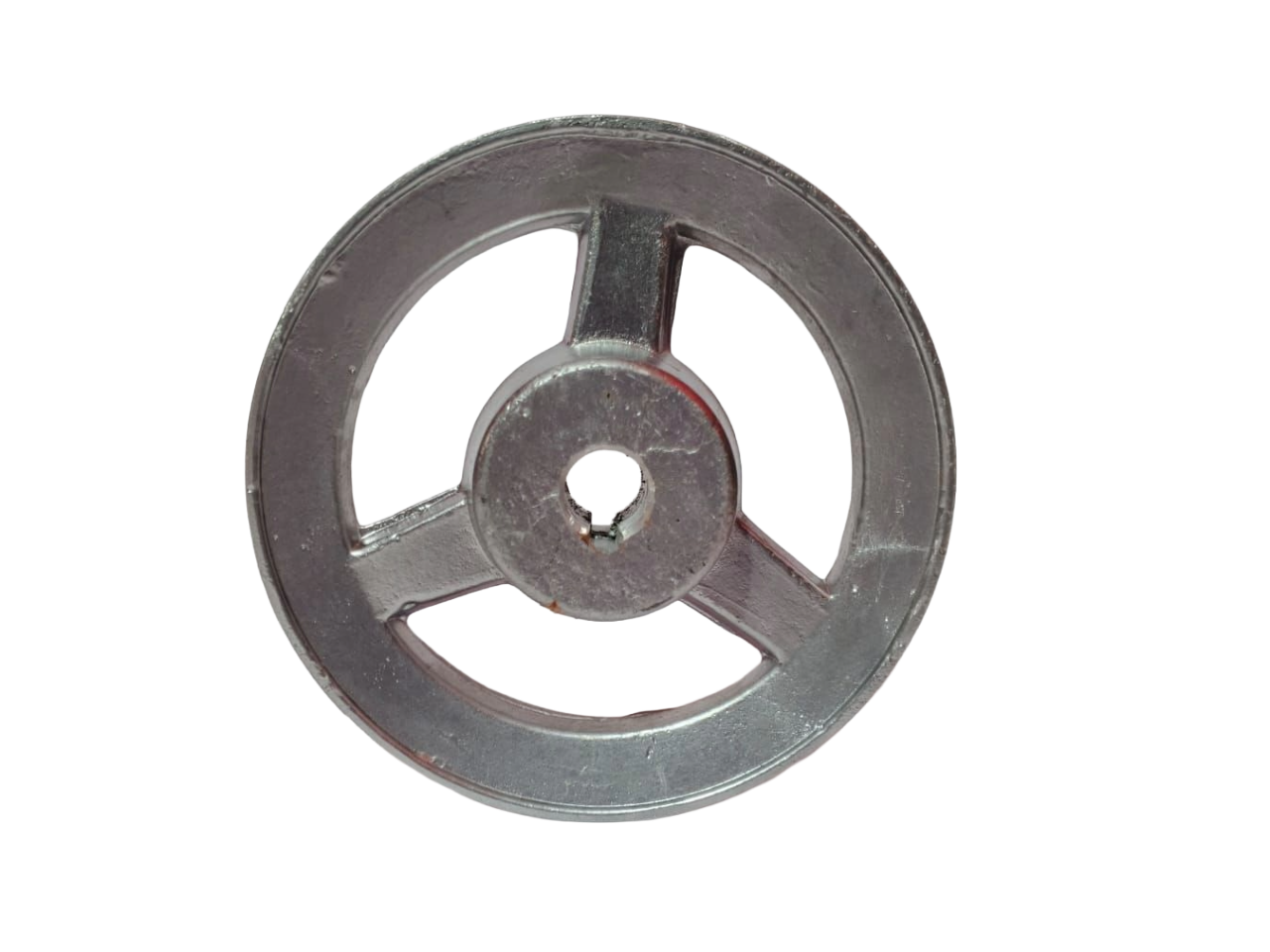 POLEA EN ALUMINIO | 5 ½X1 A EJE ESTANDAR MANZANA CIEGA DIAMETRO=5 ½"(PULGADAS)