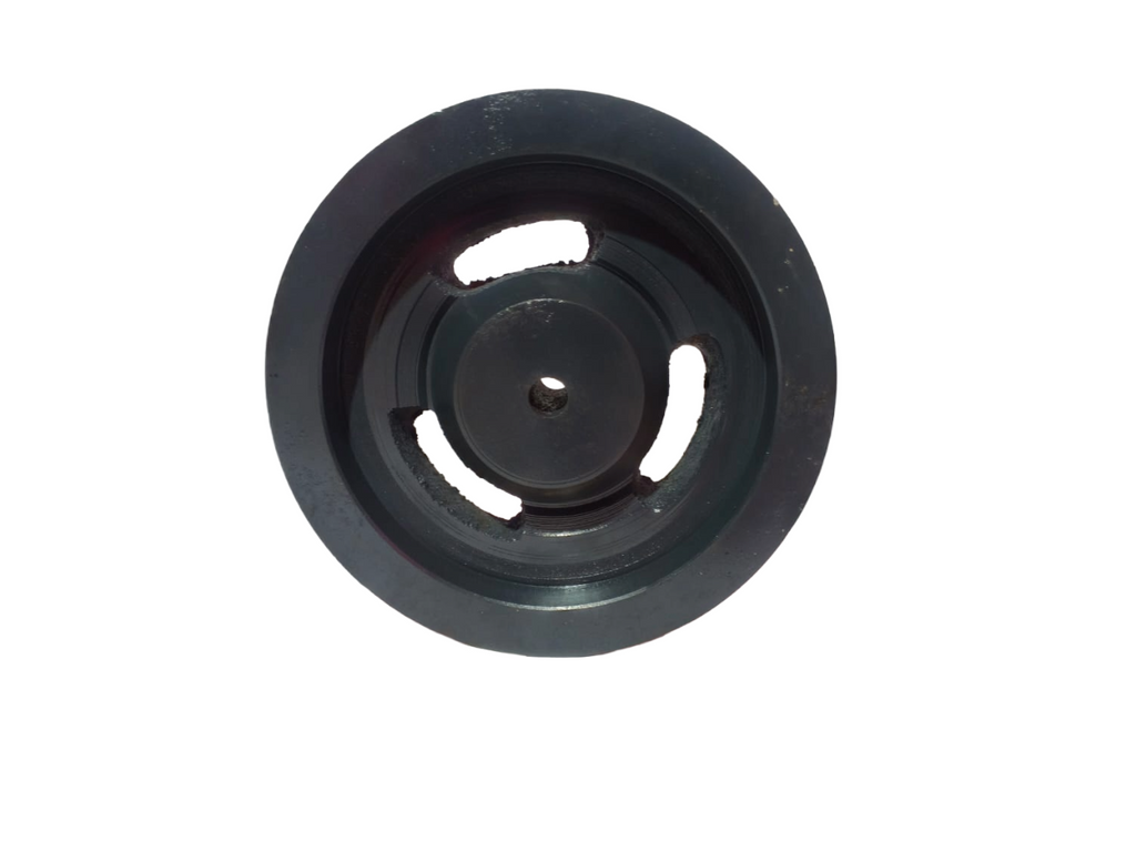 POLEA EN HIERRO GRIS | 9X3 B EJE ESTANDAR DE 0.5" DIAMETRO=9"(PULGADAS)