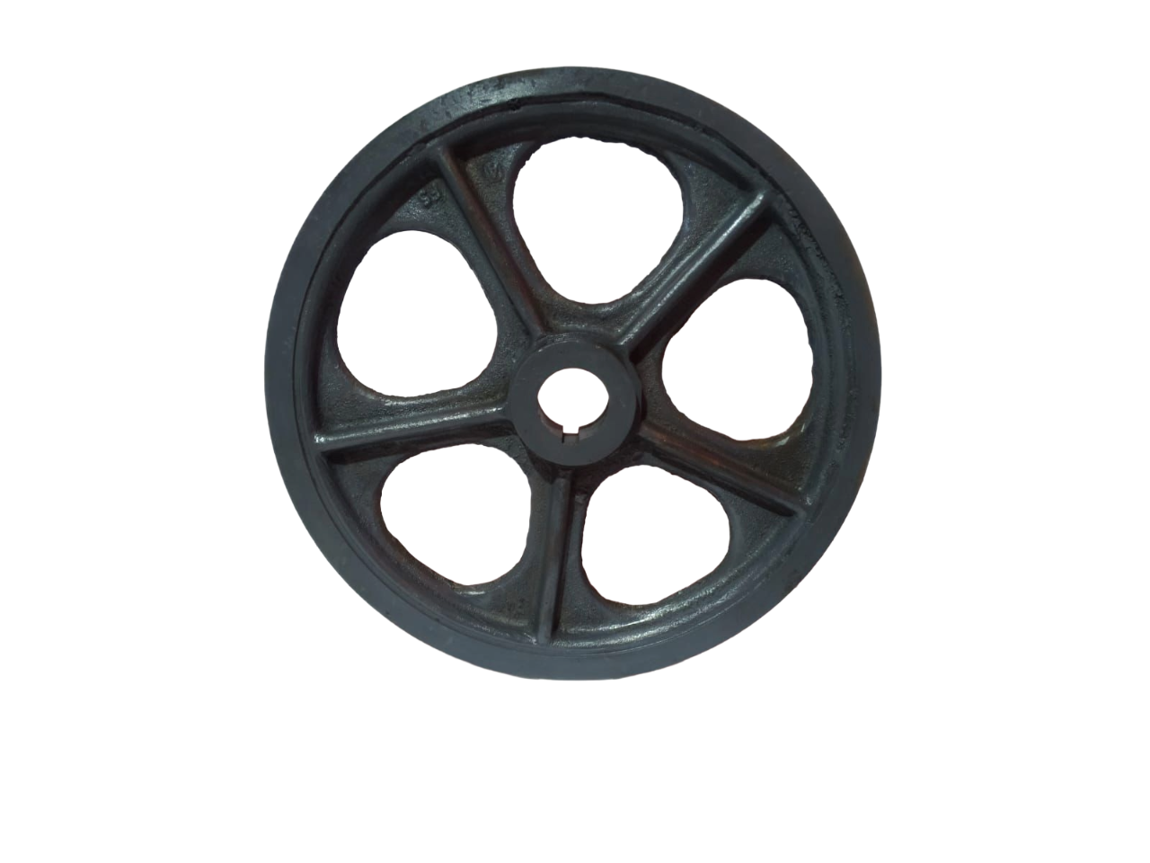 POLEA EN HIERRO GRIS | 22 ½X3 A EJE ESTANDAR MANZANA CIEGA DIAMETRO=22 ½"(PULGADAS)