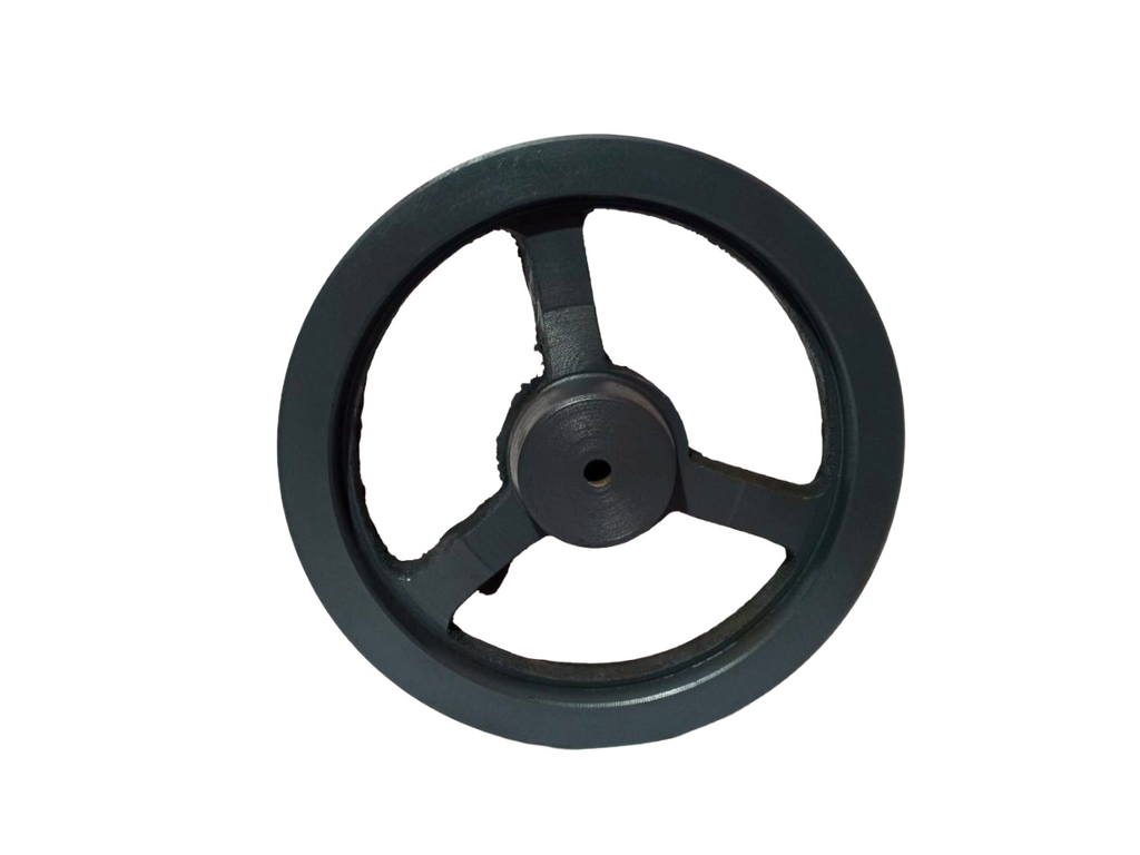 POLEA EN HIERRO GRIS | 14X2 B EJE ESTANDAR DE 3/4" DIAMETRO=14"(PULGADAS)