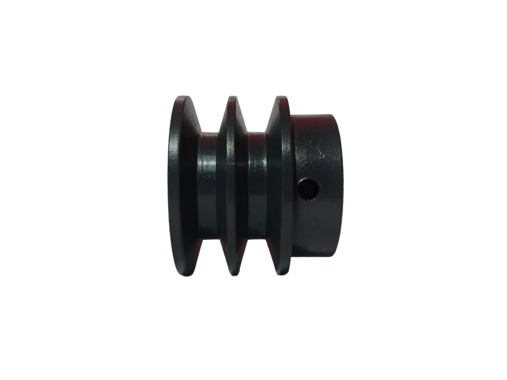 POLEA EN HIERRO GRIS | 3X2 B EJE ESTANDAR DE 1'' DIAMETRO=3"(PULGADAS)