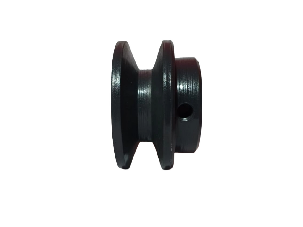 POLEA EN HIERRO GRIS | 2 ½X1 B EJE ESTANDAR DE ½" DIAMETRO=2 ½"(PULGADAS)